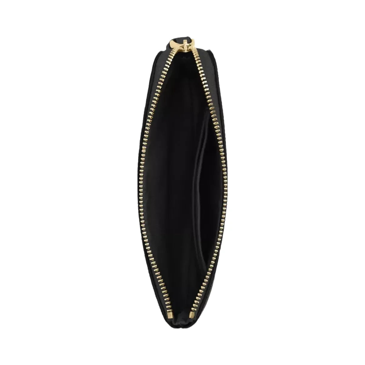 Coach Corner Zip Wristlet in Gold Black