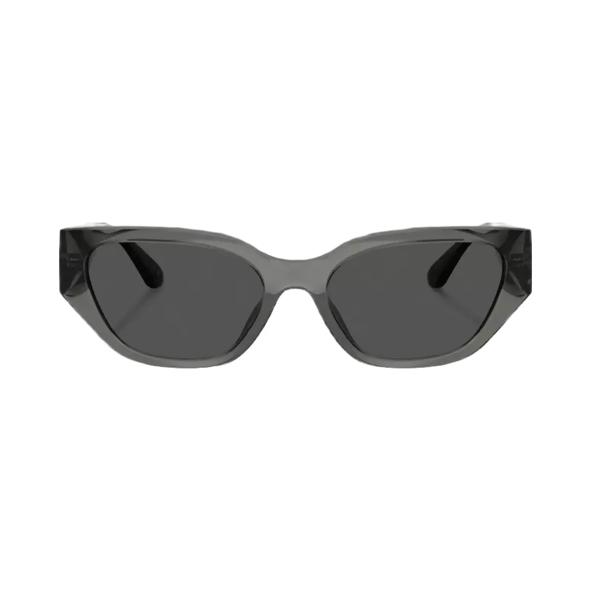 Coach Geometric Cat Eye Sunglasses in Transparent Gray