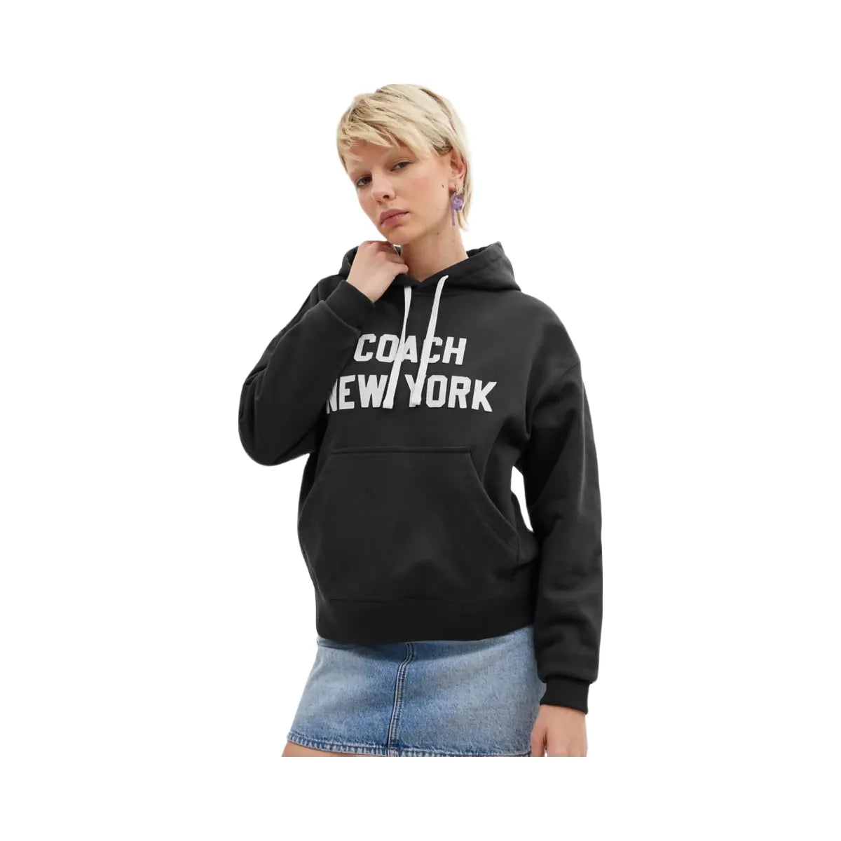 Coach Hoodie Sweatshirt Black