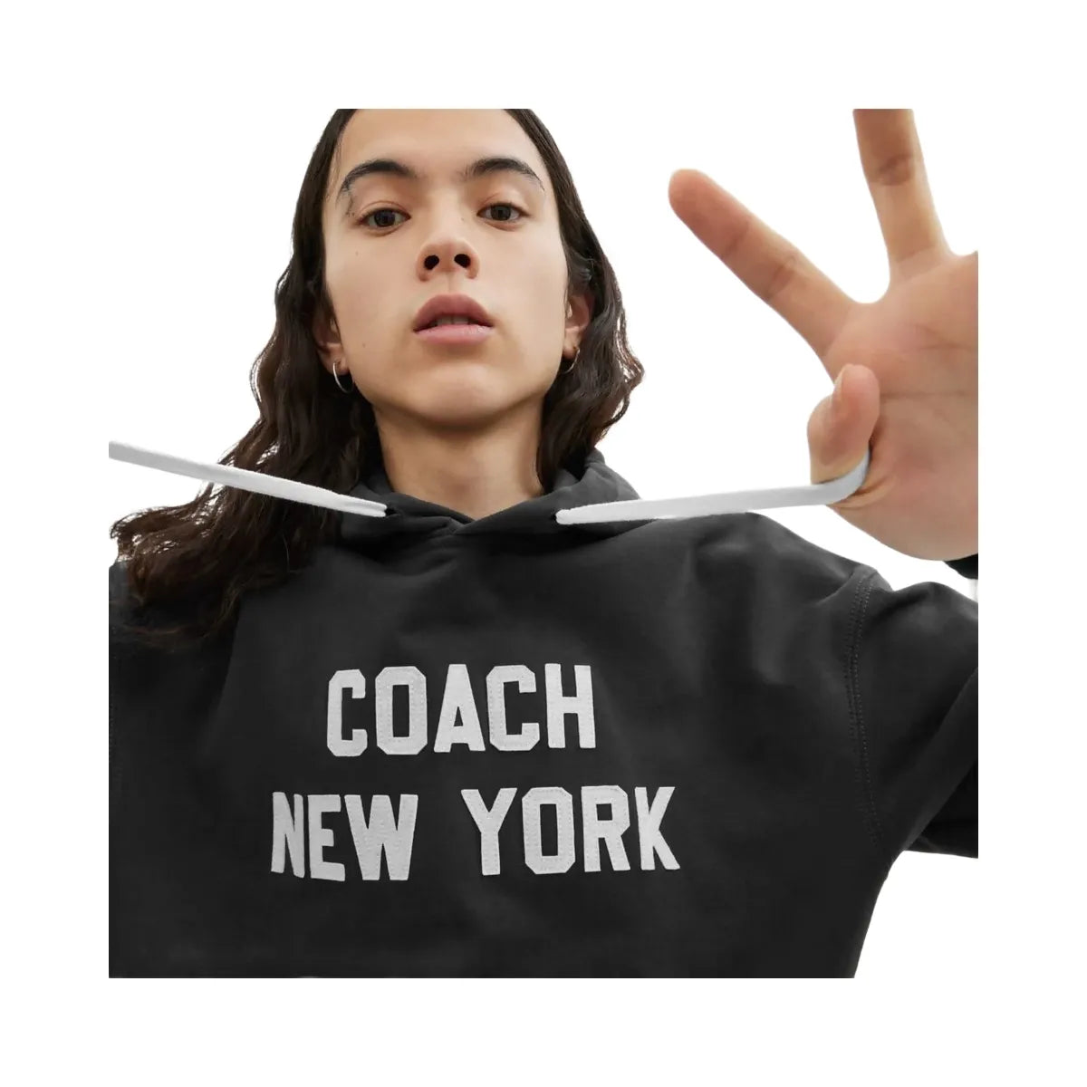 Coach Hoodie Sweatshirt Black
