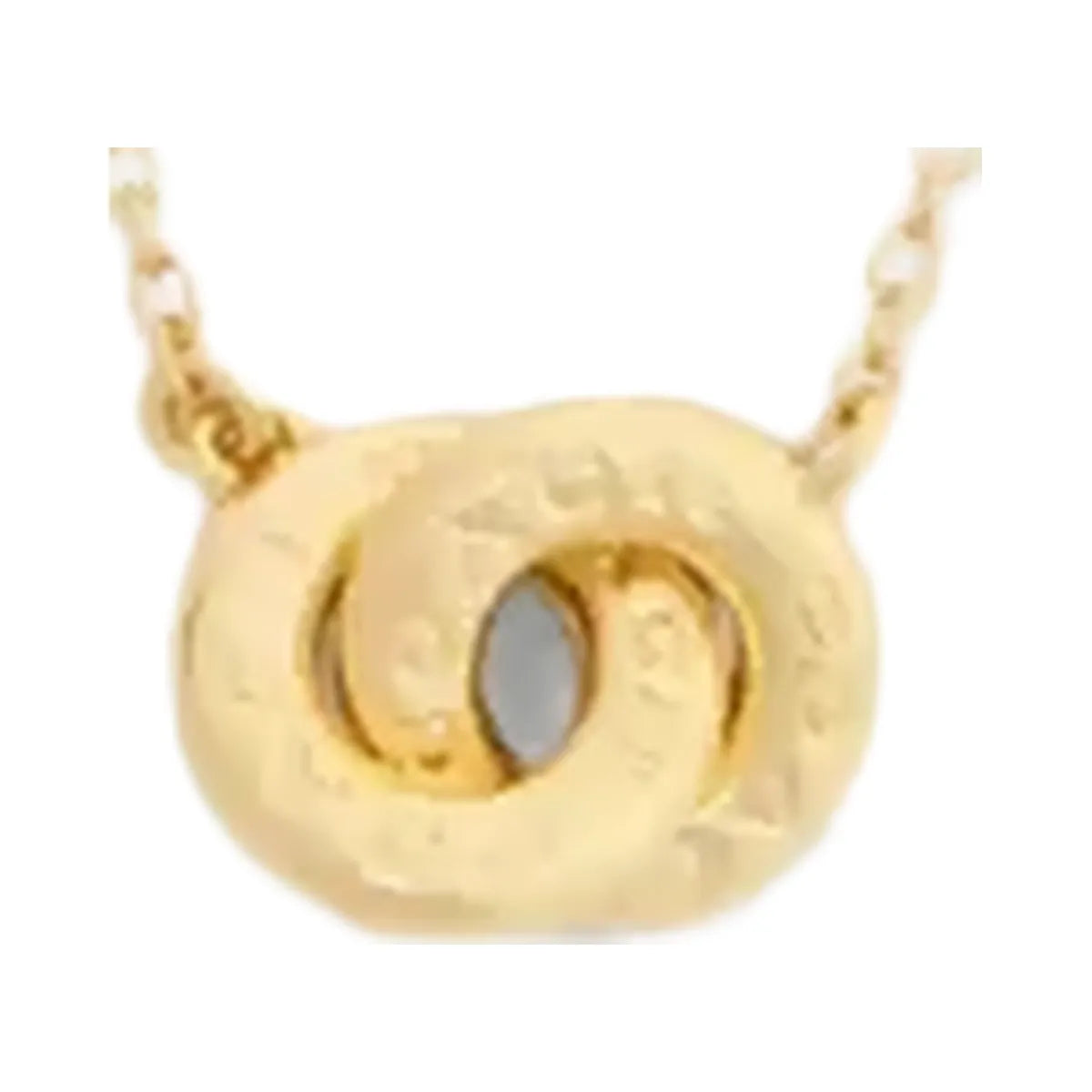 Coach Interlock Pendant Necklace in Gold