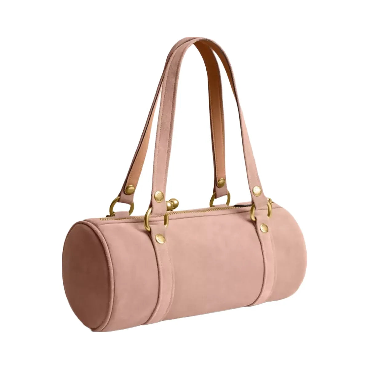 Coach Kisslock Barrel Bag in Brass Nuage