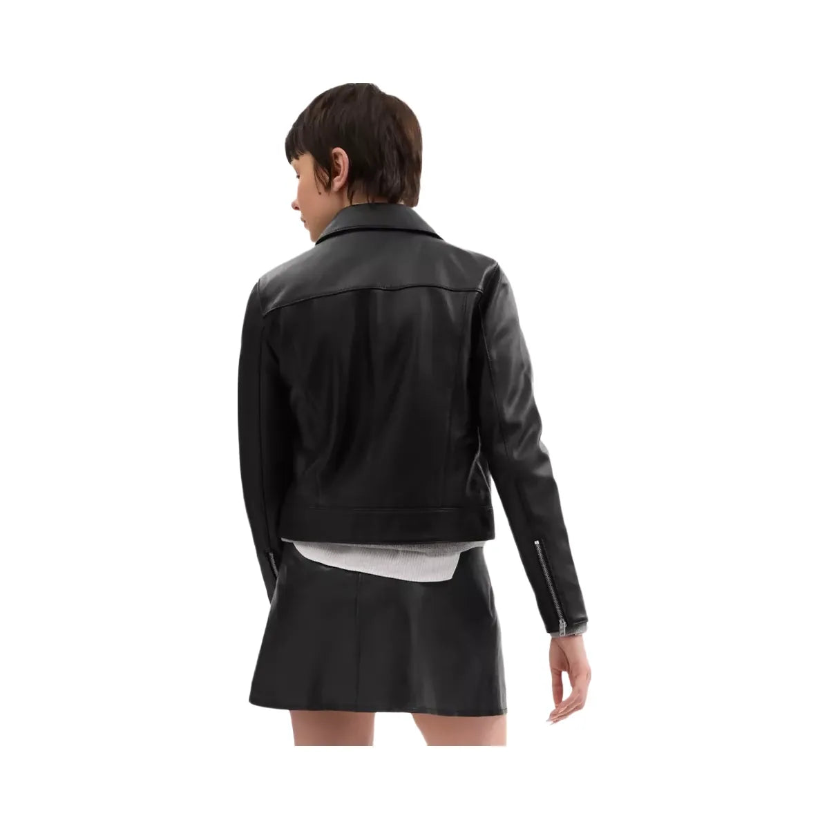Coach Leather Jacket in Black