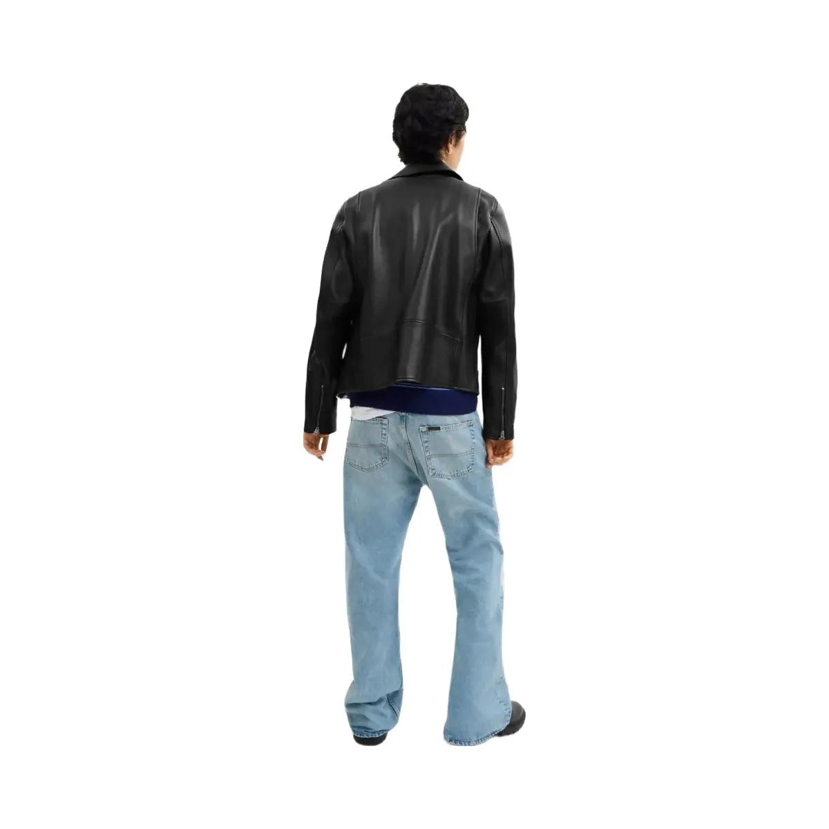 Coach Leather Moto Jacket Black