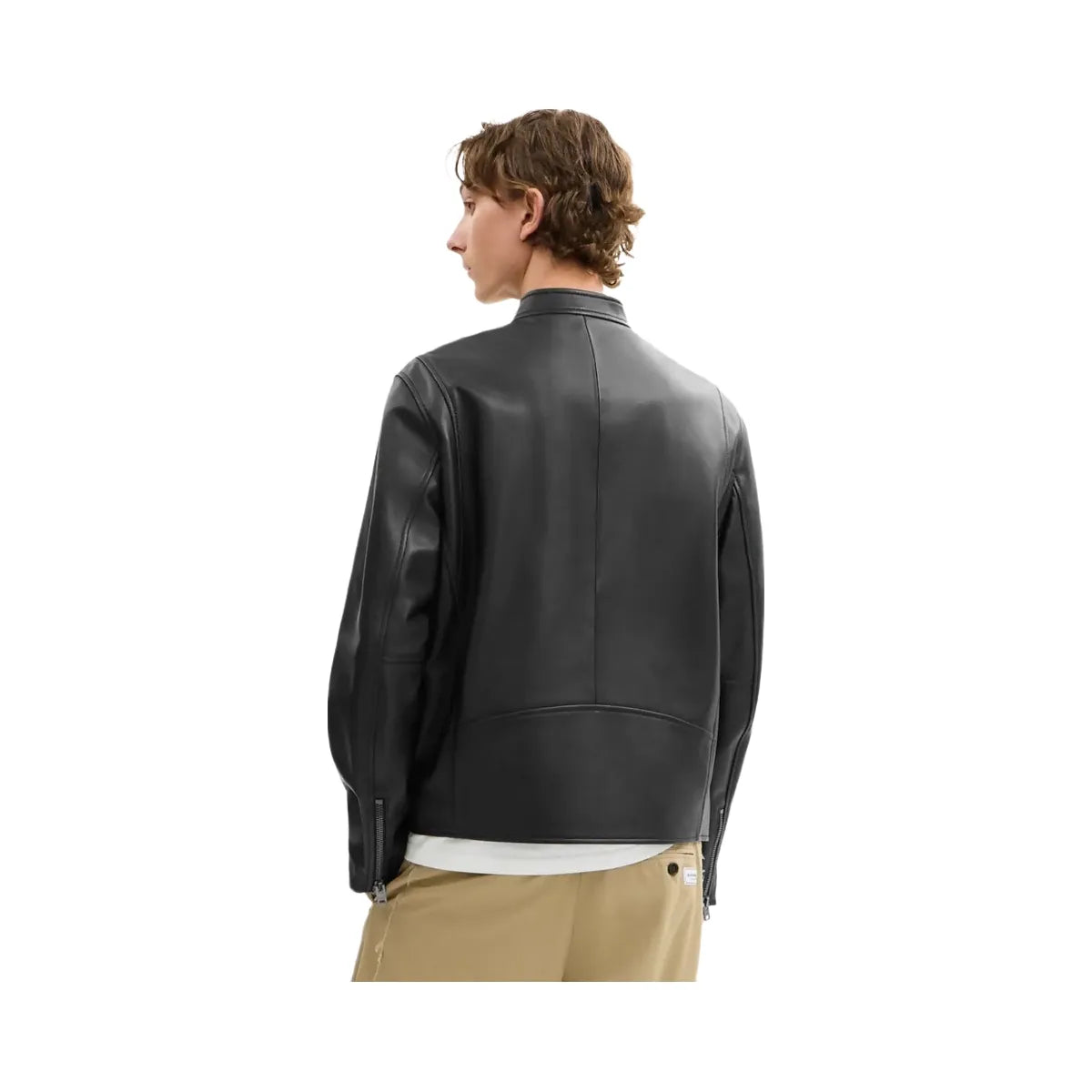 Coach Leather Racer Jacket Black