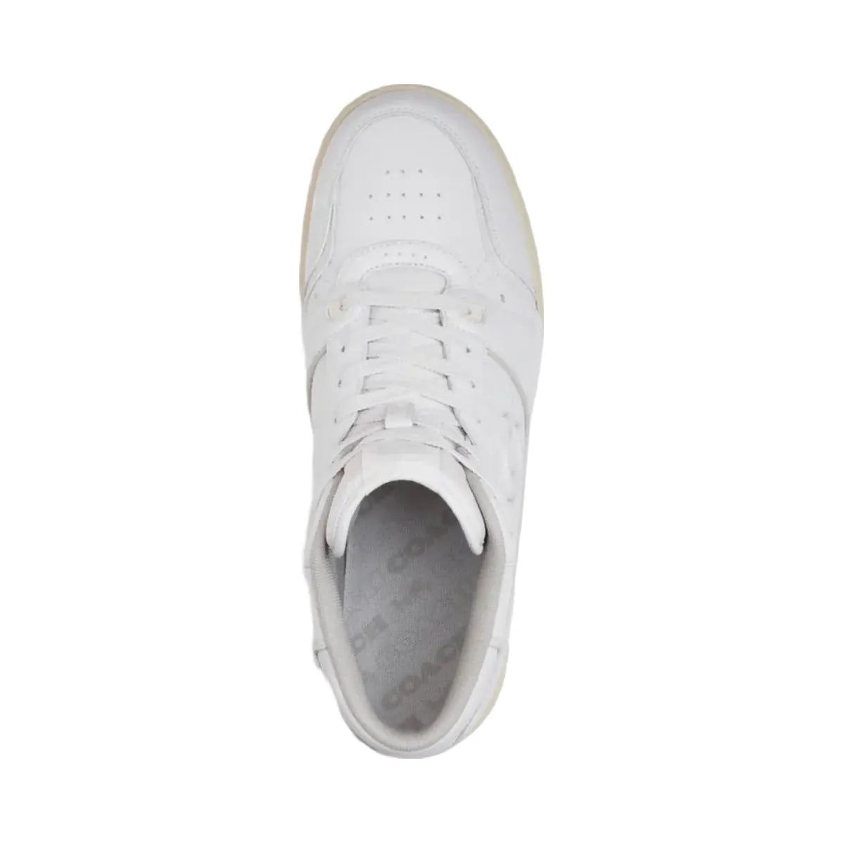 Coach Men's Soho Mid Top Sneaker Optic White