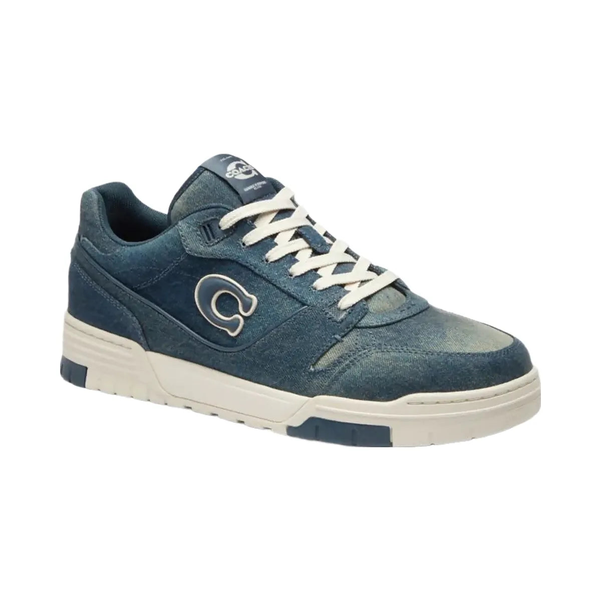 Coach Men's Soho Sneaker In Loved Denim