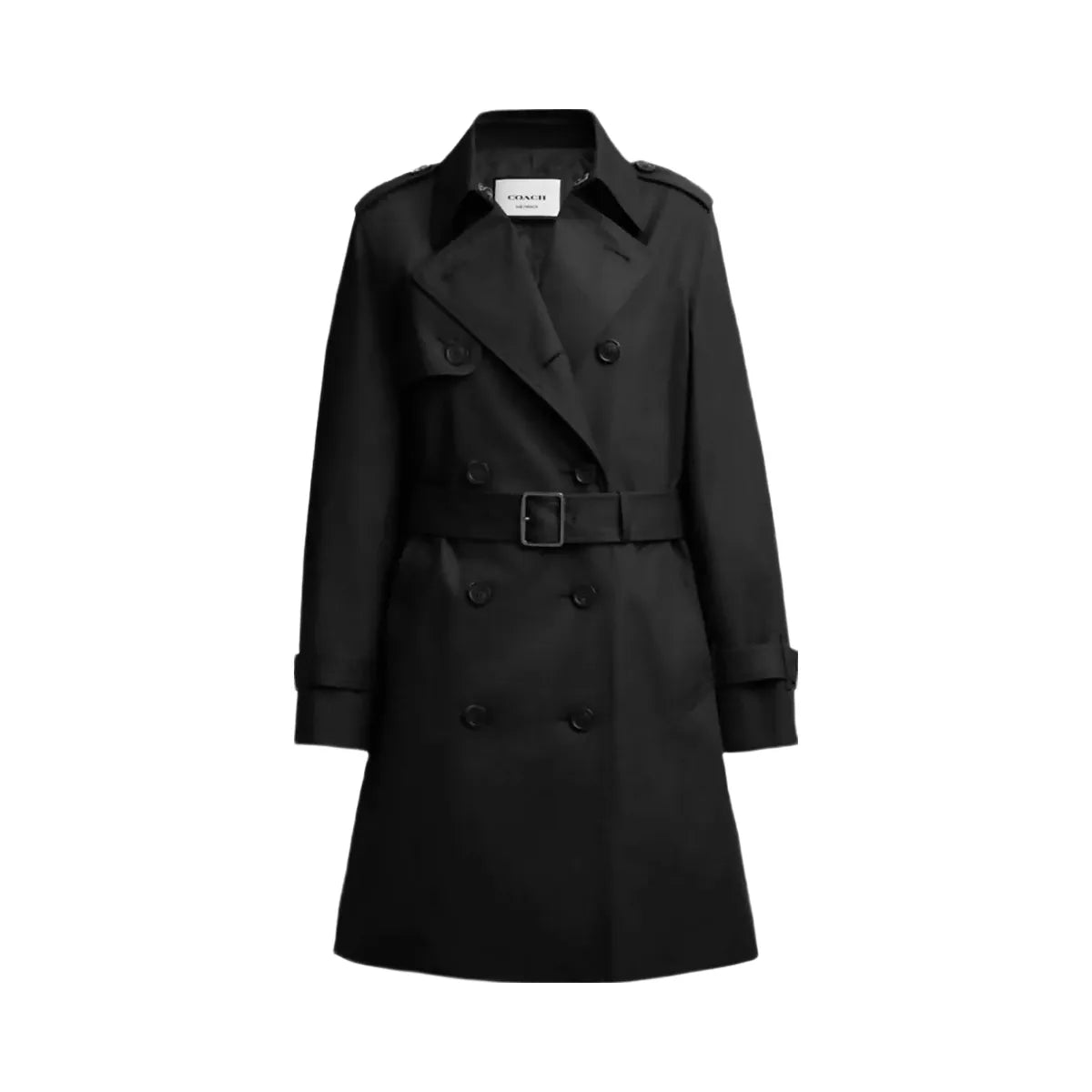 Coach Mid Trench Black