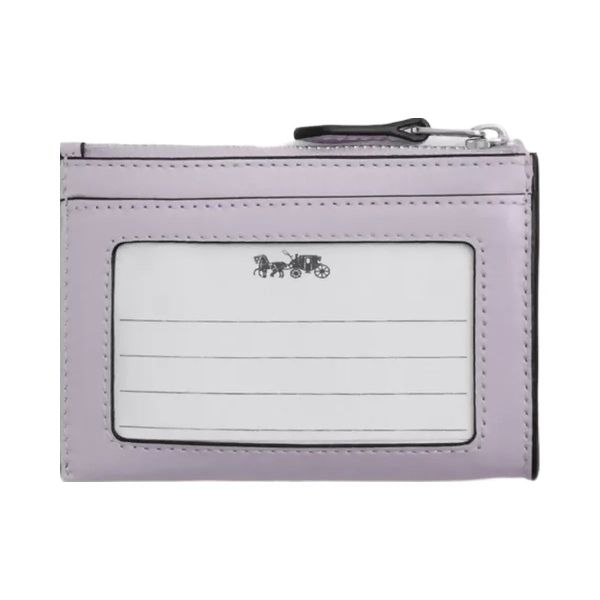 Coach Mini Skinny Id Case in Silver Light Amethyst