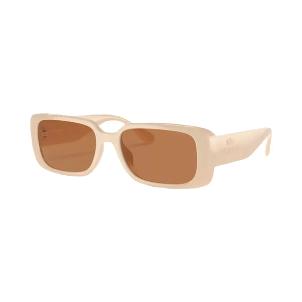 Coach Narrow Rectangle Sunglasses in Off White