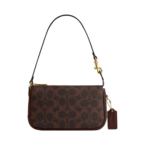 Coach Plaza Bag 18 In Signature Canvas in Brass Maple