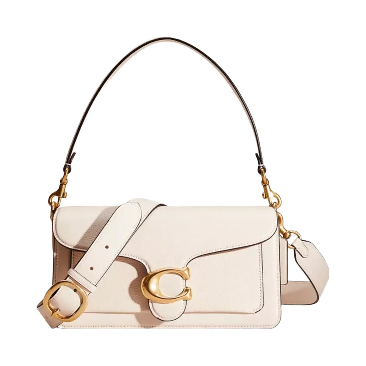 Coach Restored Tabby Shoulder Bag 26 in Brass Chalk