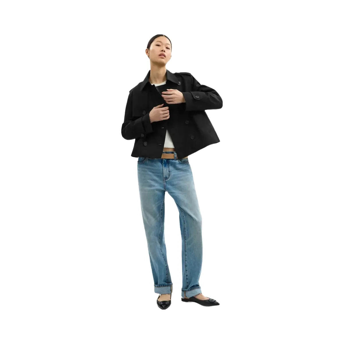 Coach Short Trench Black