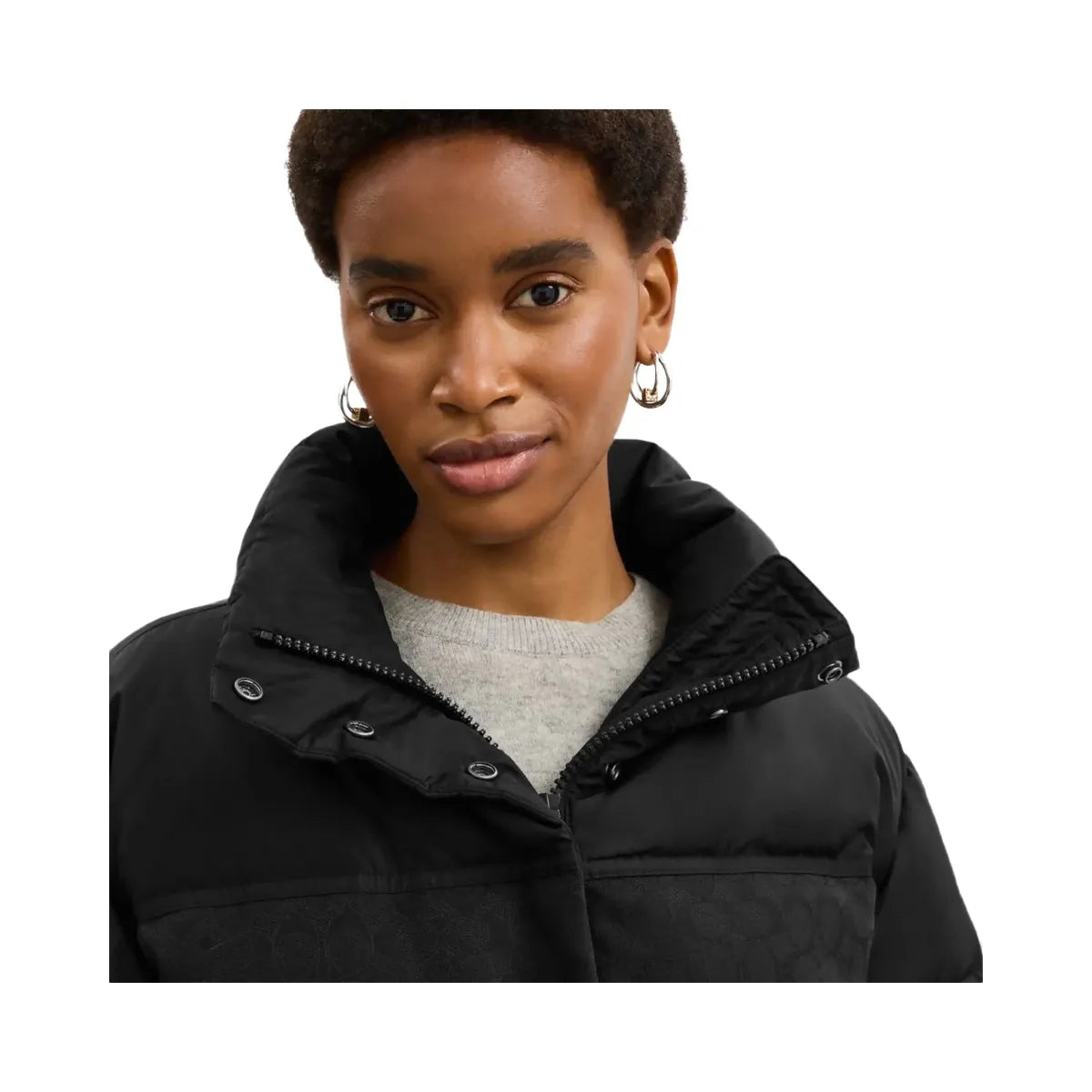 Coach Signature Down Jacket Black
