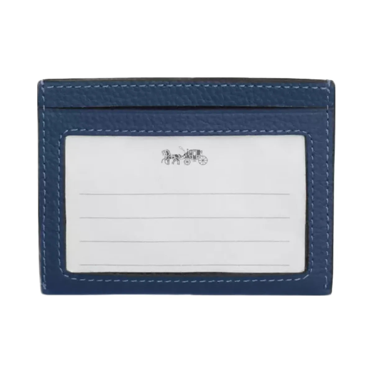 Coach Slim Id Card Case in Deep Blue