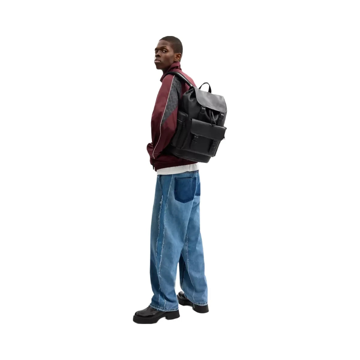 Coach Sprint Backpack in Matte Black