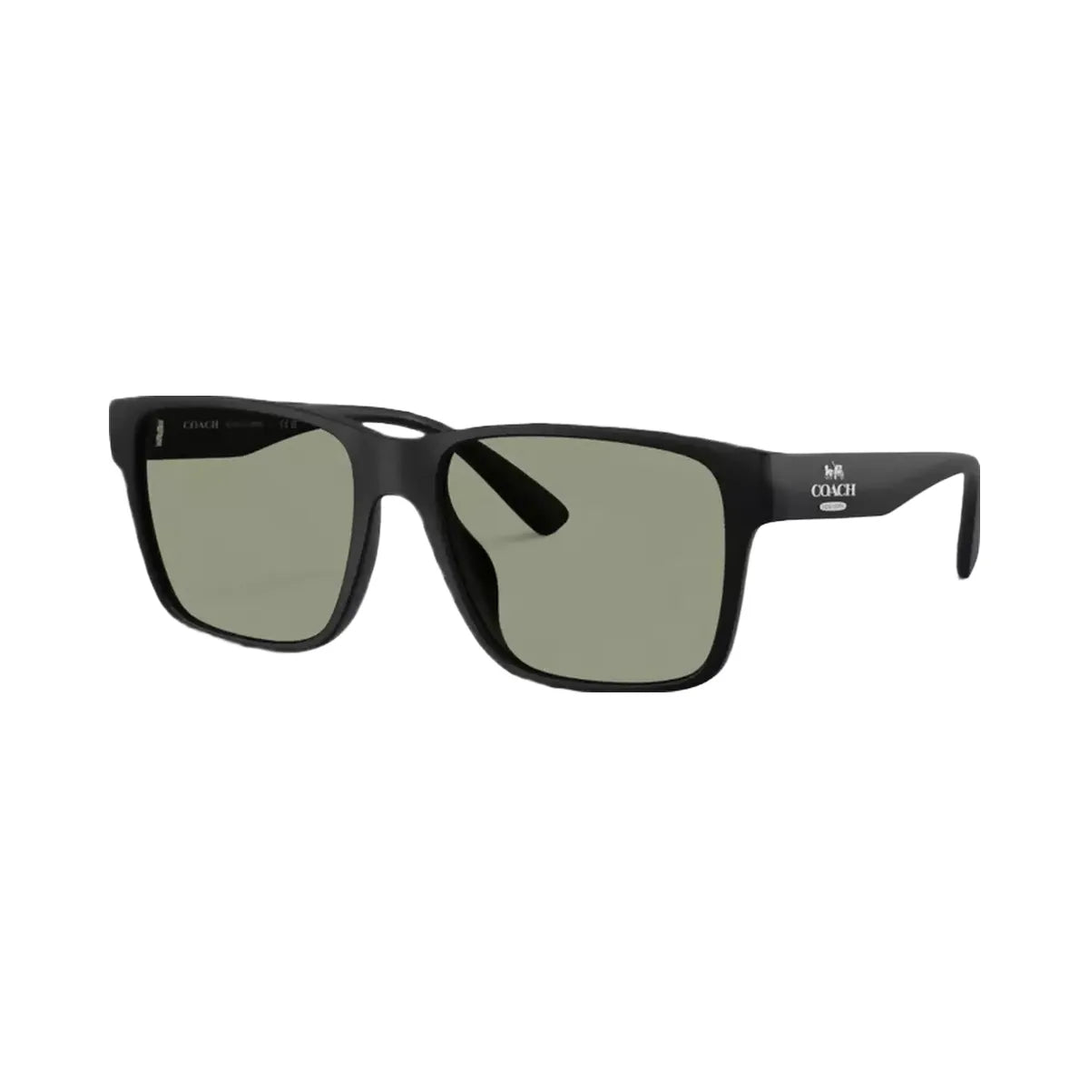 Coach Square Sunglasses in Matte Black