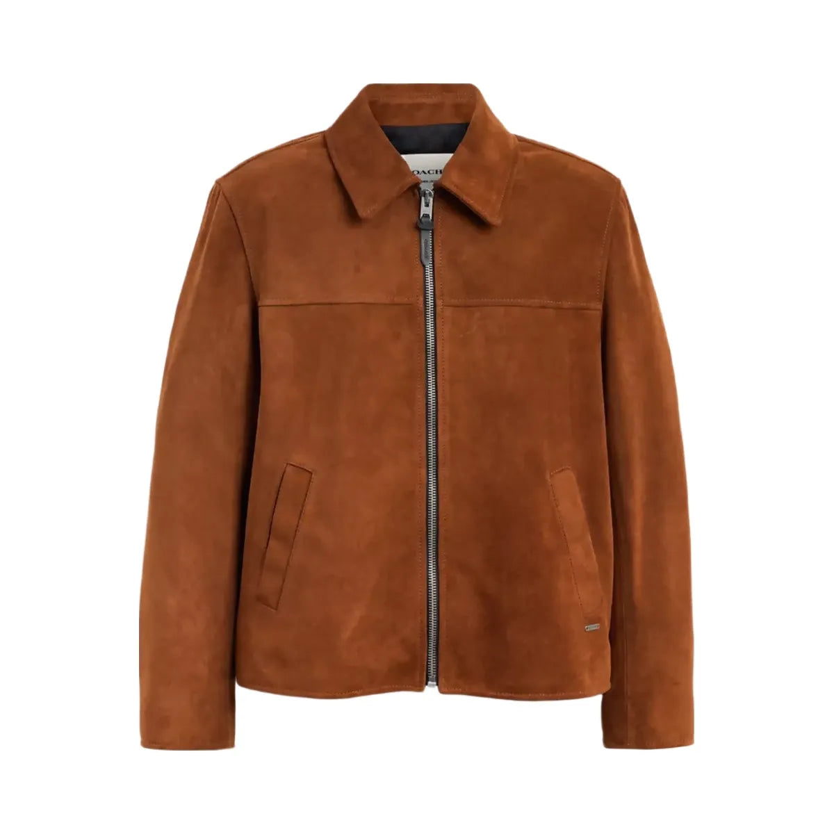 Coach Suede Jacket in Brown