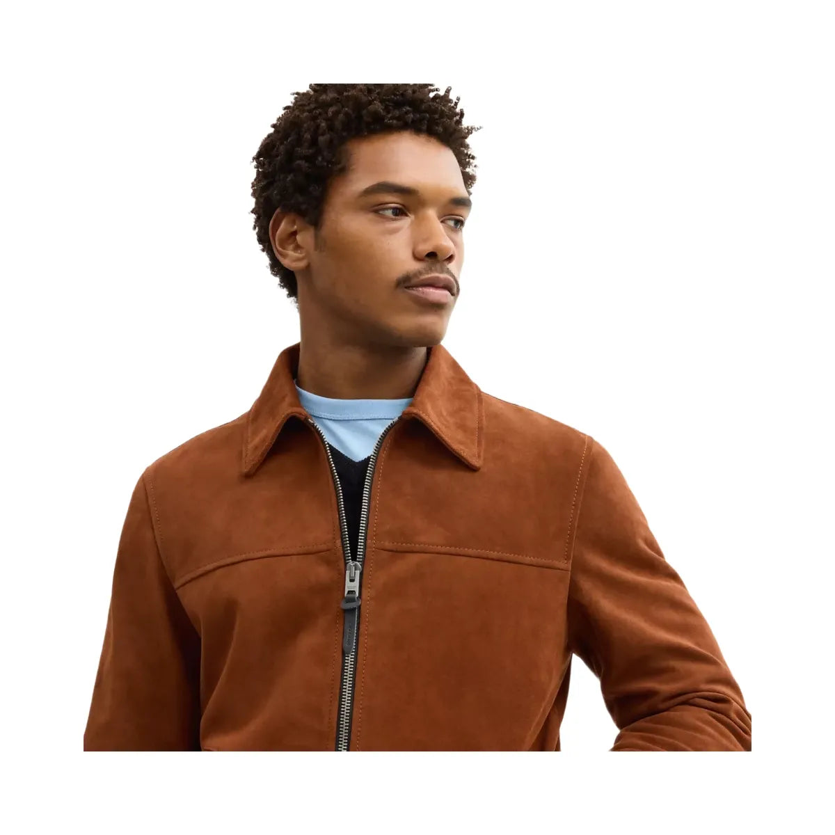 Coach Suede Jacket in Brown