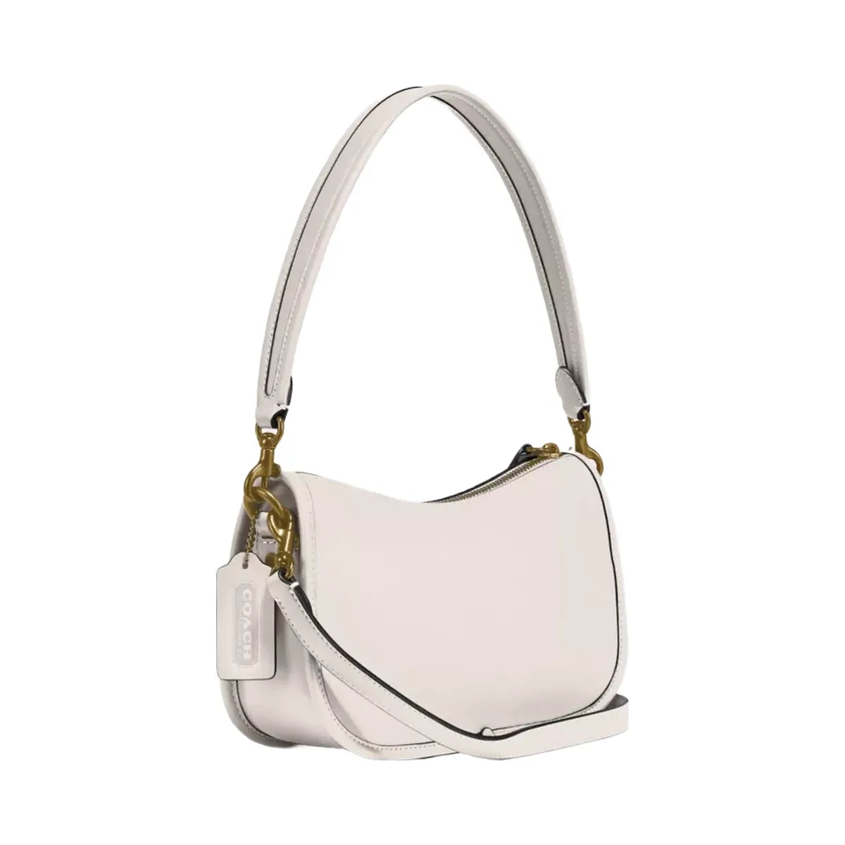 Coach Swinger Bag in Brass Chalk