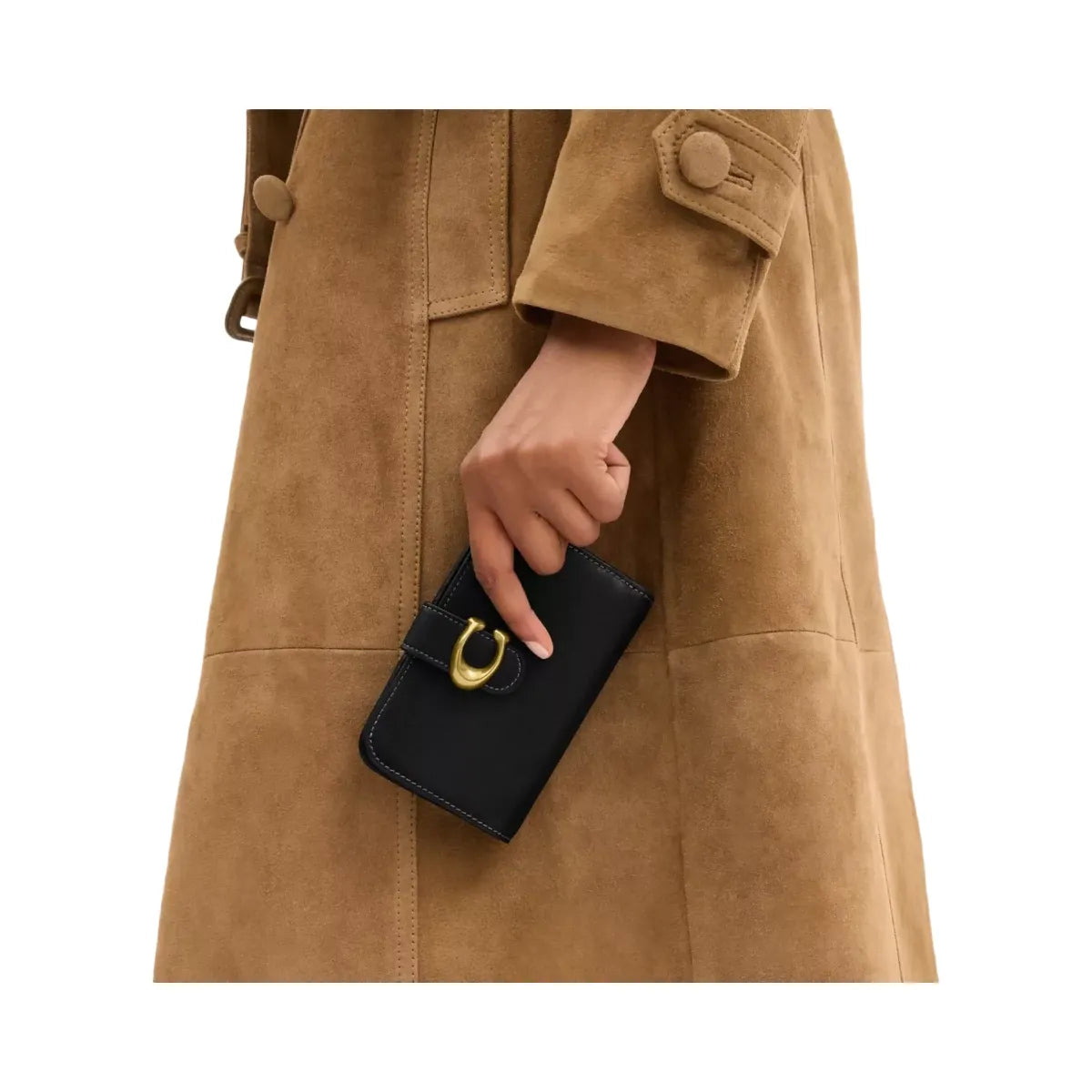Coach Tabby Wallet in Brass Black