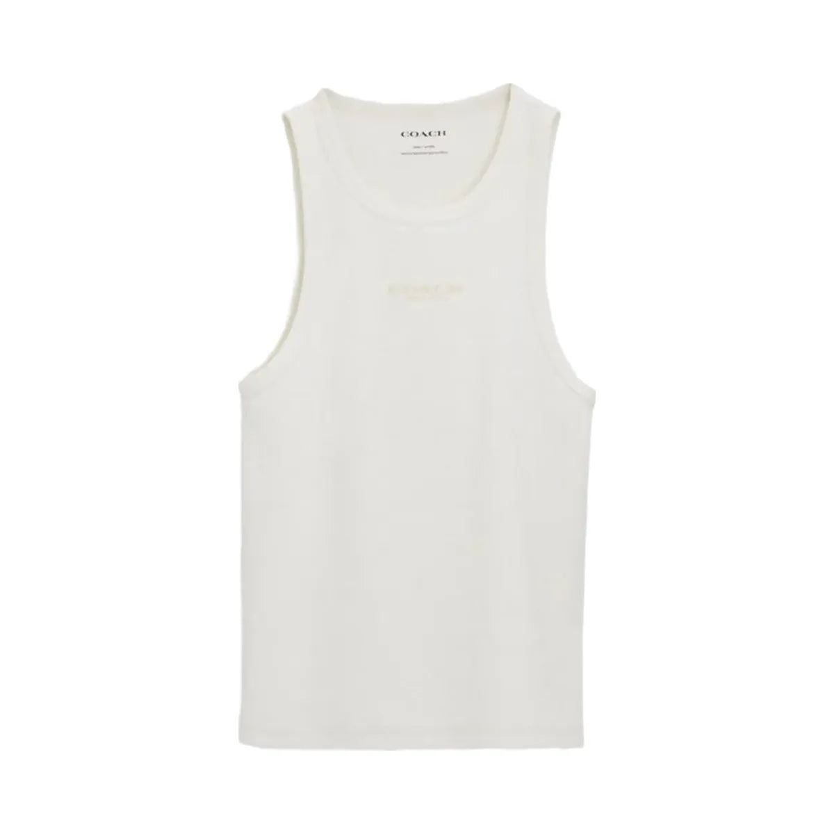 Coach Tank Top White