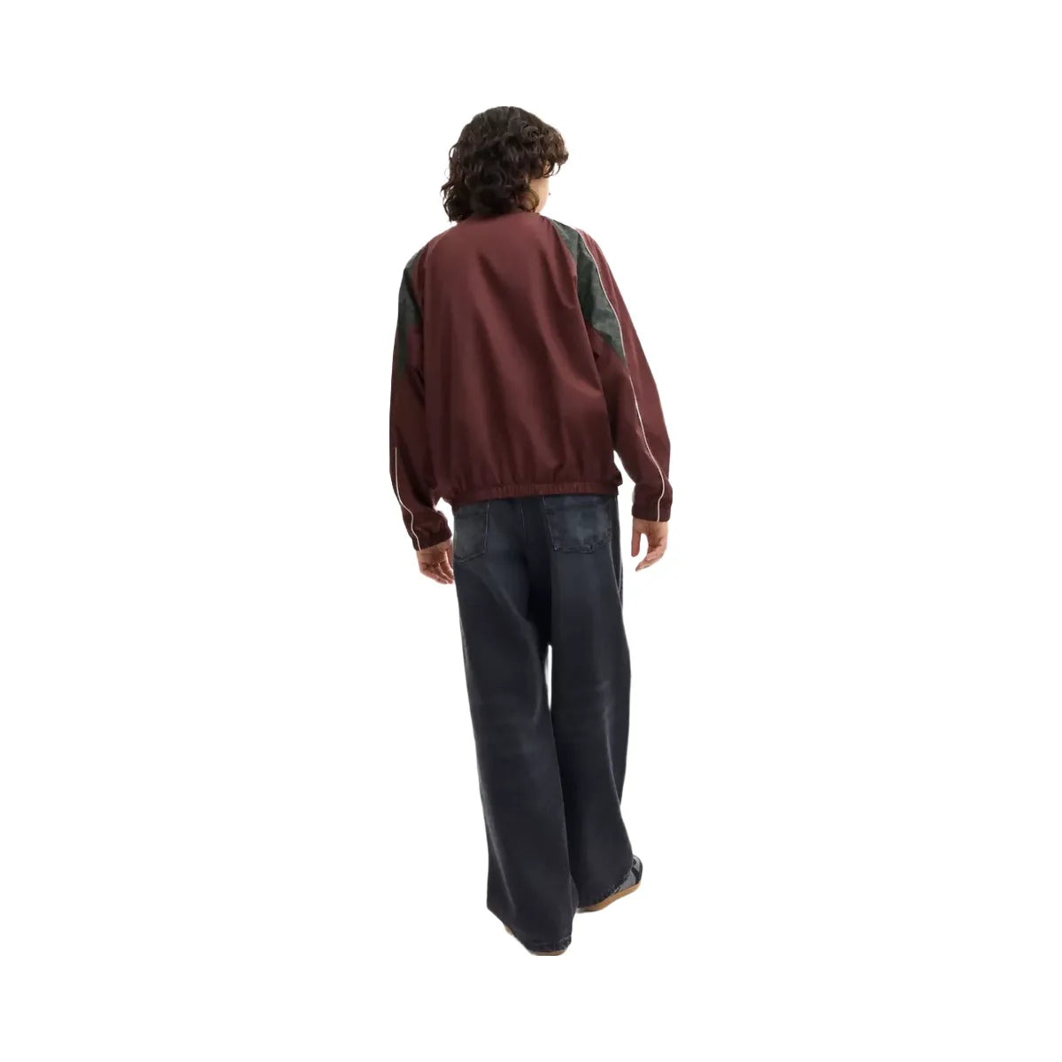Coach Track Jacket in Burgundy