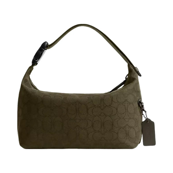 Coach Travel Kit With Speedclip In Signature Jacquard in Olive Drab