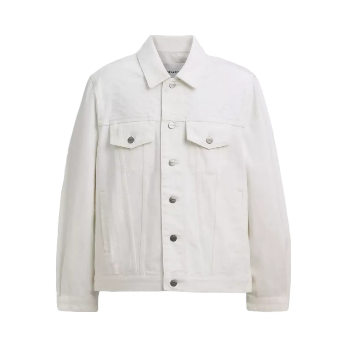 Coach Trucker Jacket in White