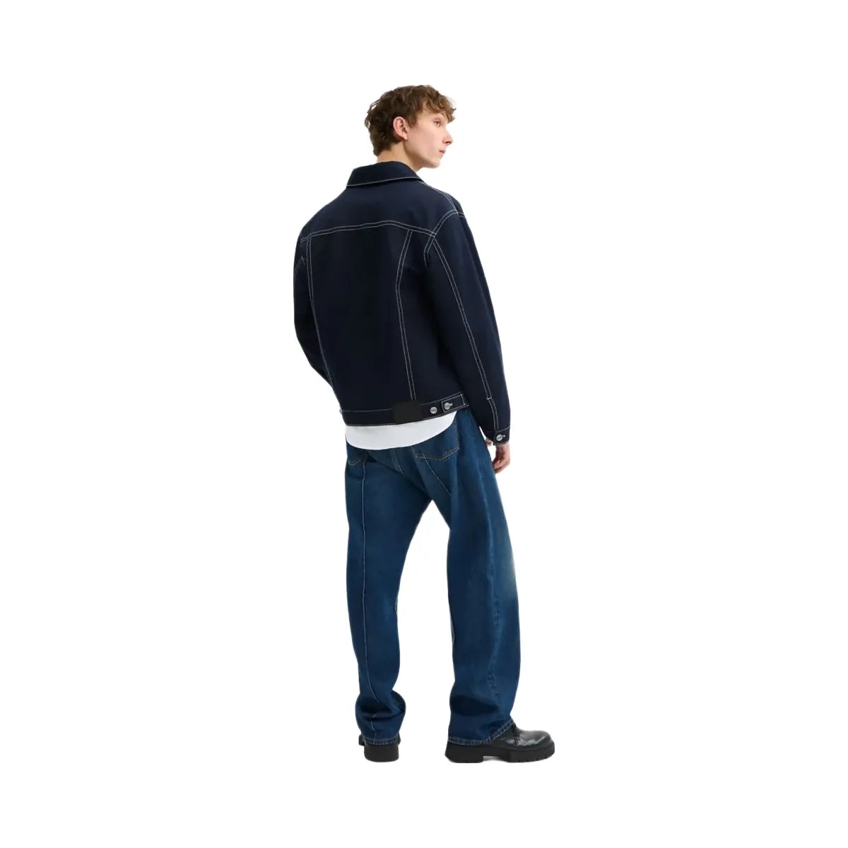 Coach Trucker Jacket Navy Blue