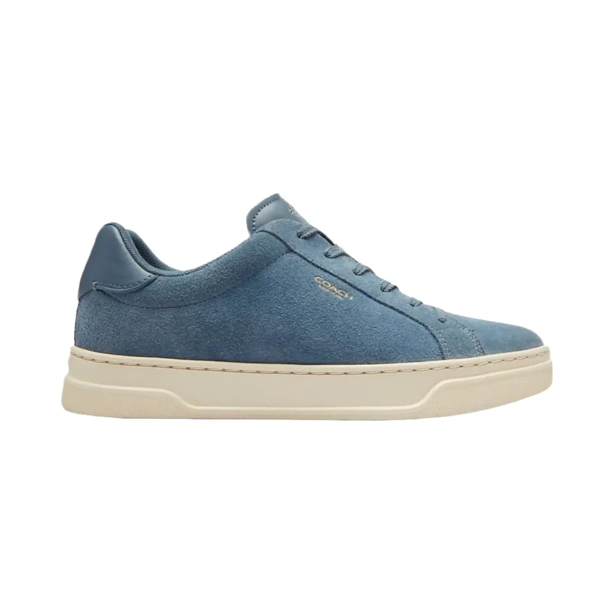 Coach Women's High Line Sneaker Light Denim Chalk