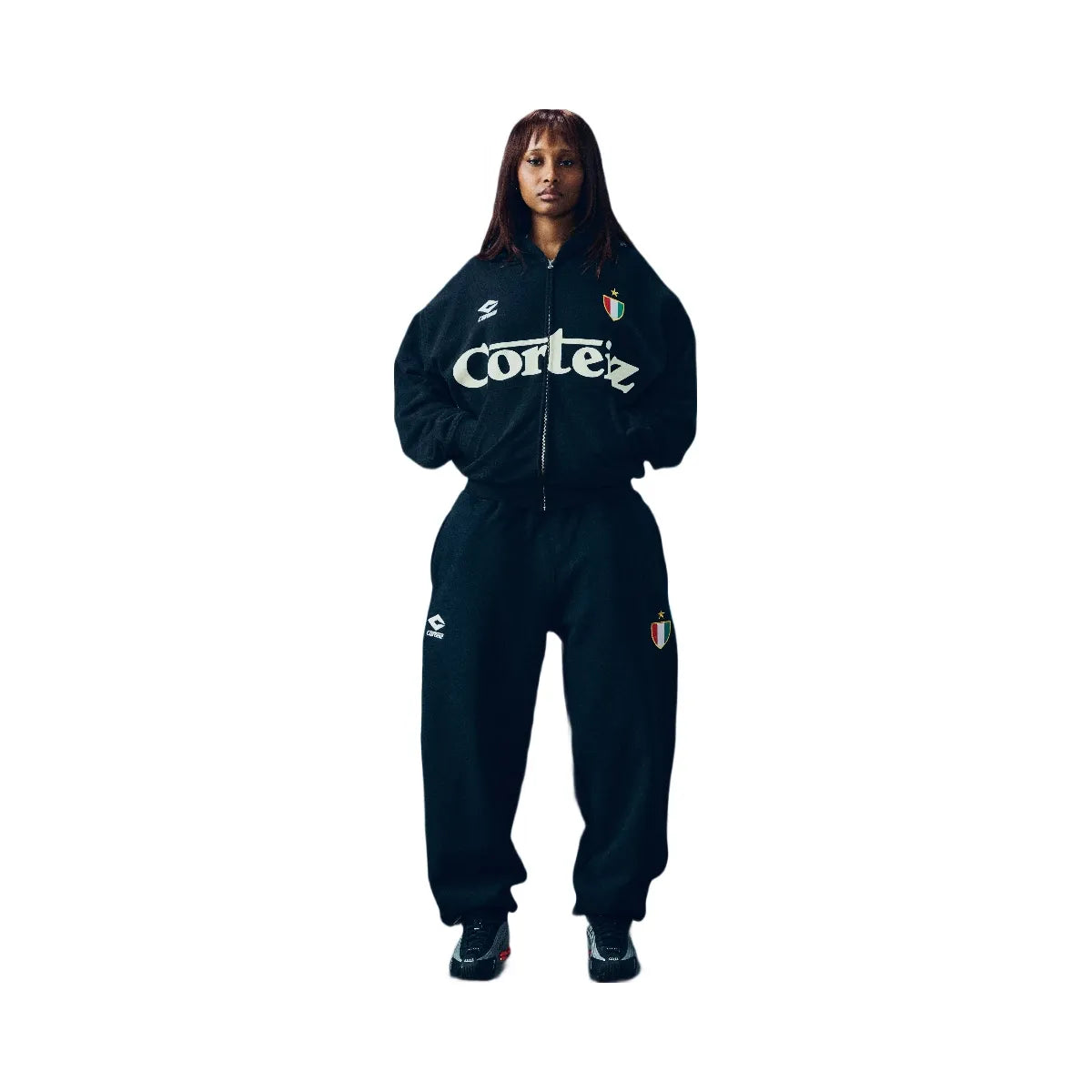 Corteiz Ghini Sweatpant Black