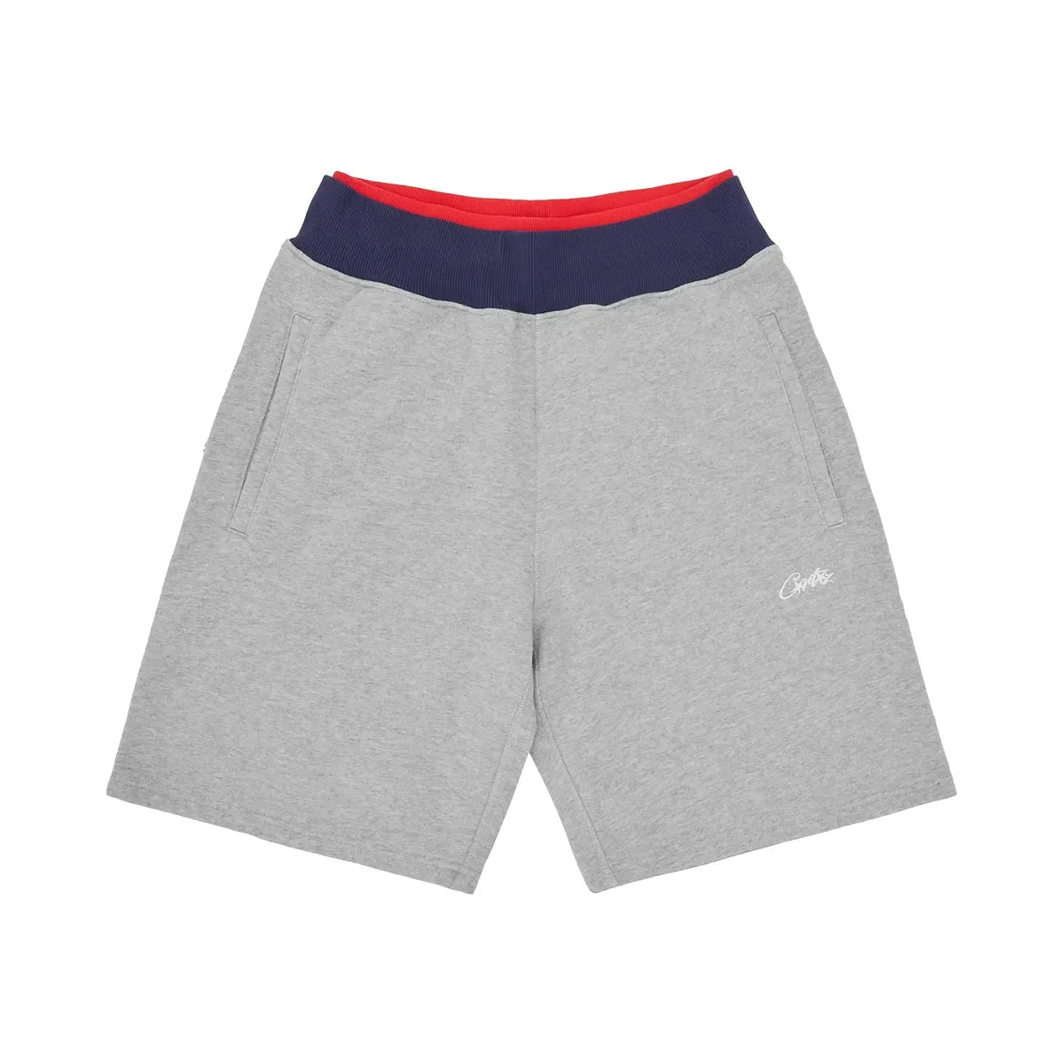 Corteiz Hmp Double Up Sweatshort Heather Grey