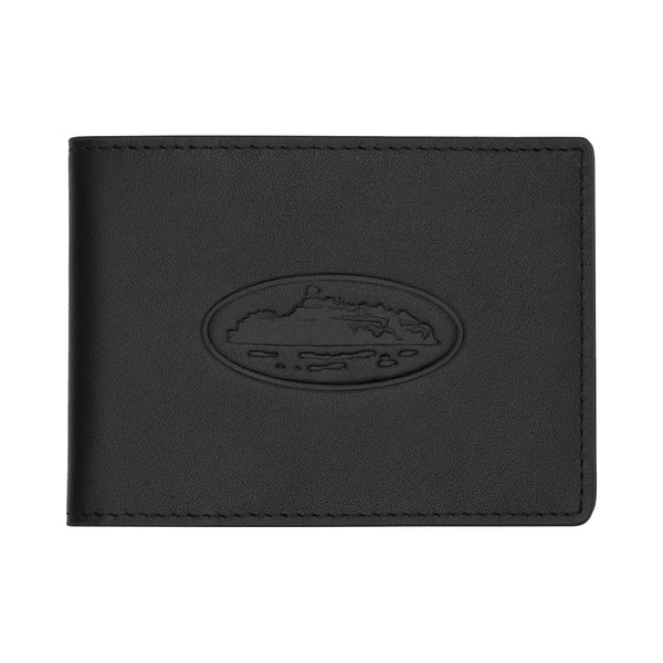 Corteiz Island Leather Card Holder Black