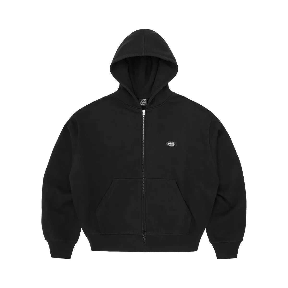 Corteiz Mini Island Zip Hoodie Black