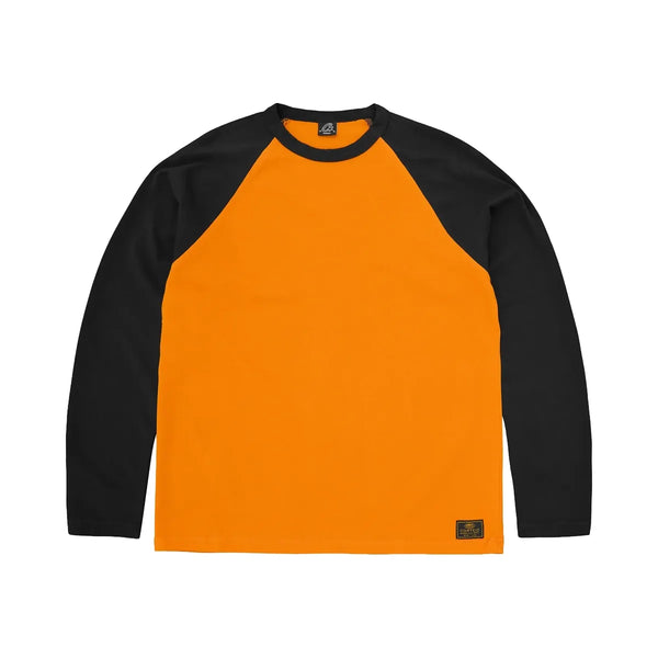 Corteiz Stencil Raglan Ls Orange/Black