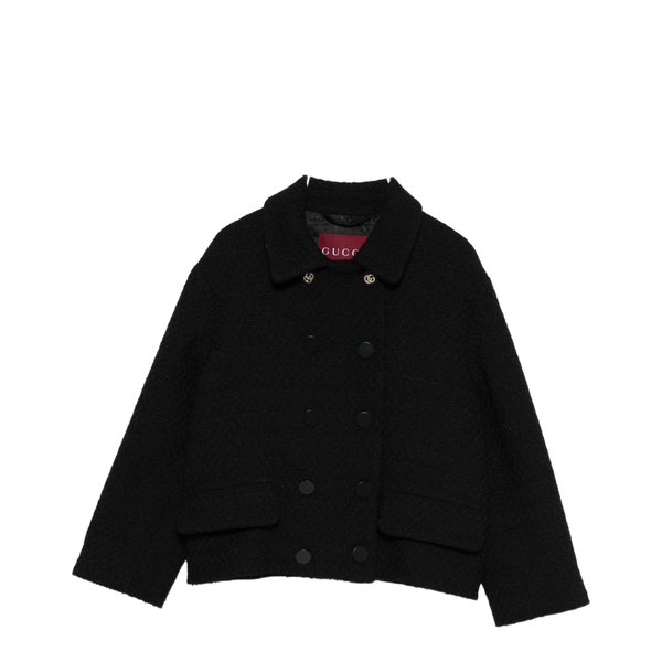 Gucci Wool Tweed Double-Breasted Blazer