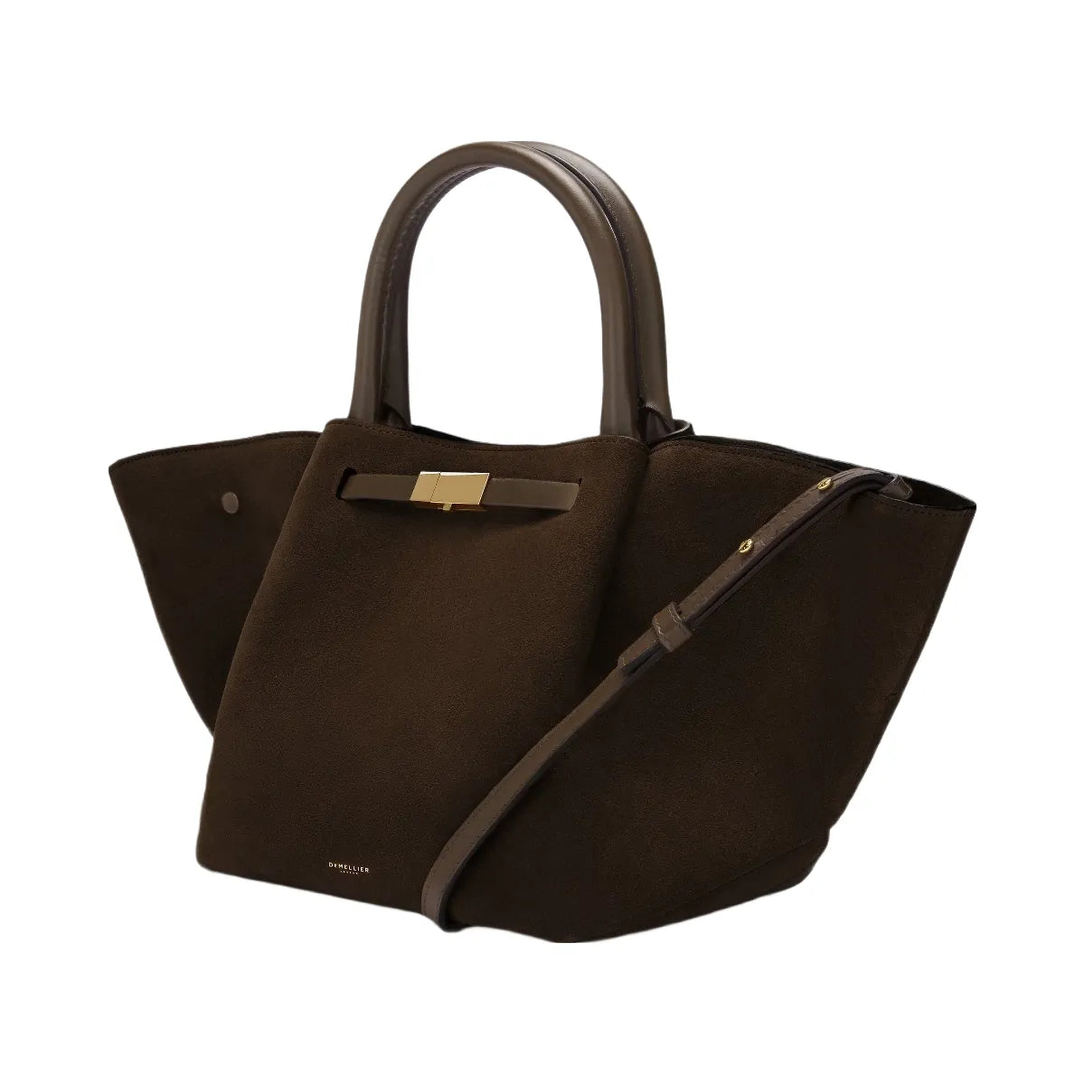 DeMellier The Midi New York mocha suede & mocha smooth
