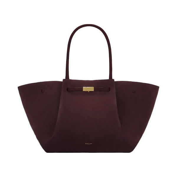 DeMellier The New York burgundy suede & burgundy smooth