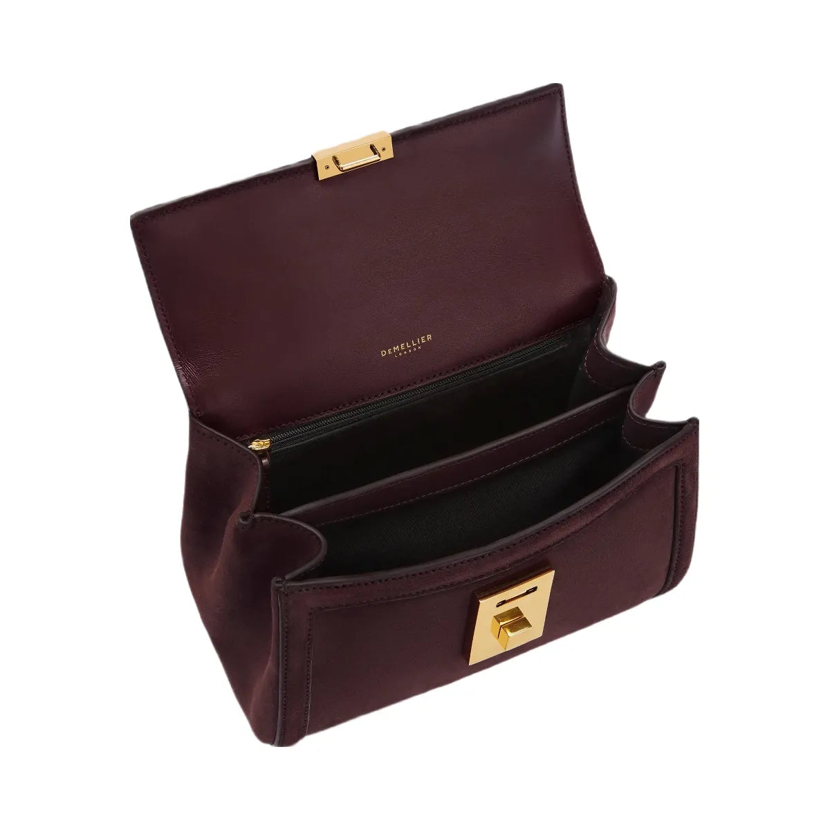 DeMellier The Paris burgundy suede