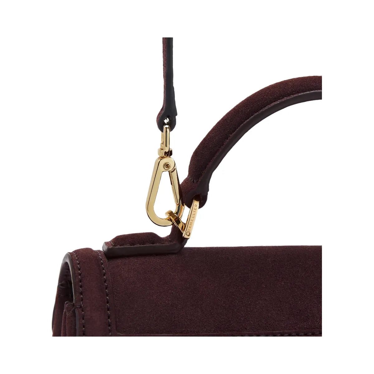 DeMellier The Paris burgundy suede