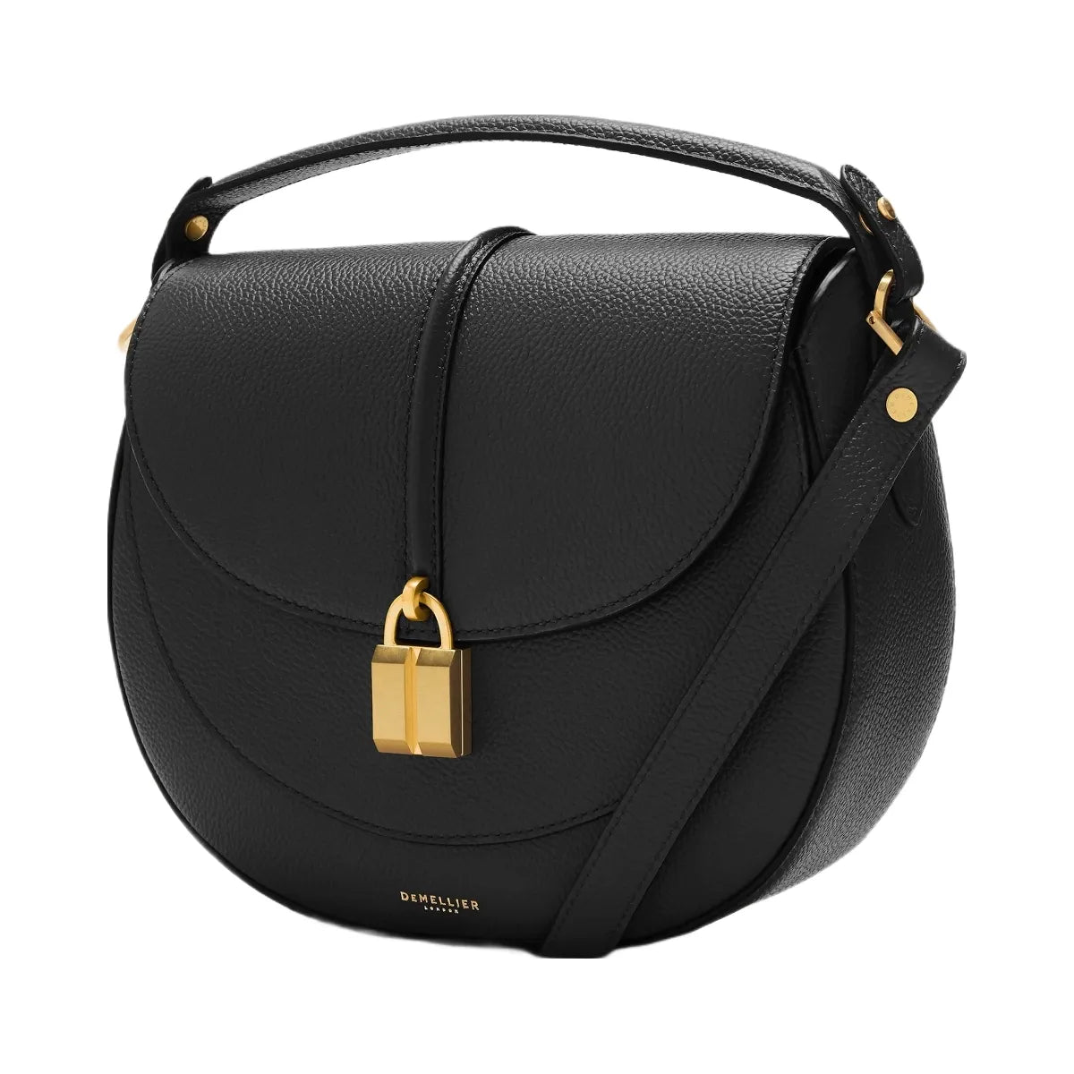DeMellier The Siena Saddle black small grain