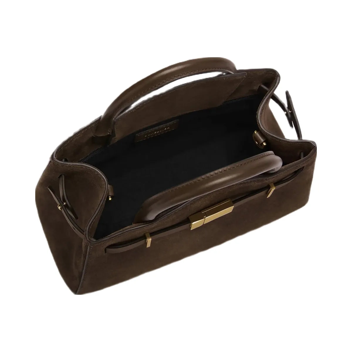 DeMellier The Small Hudson mocha suede & mocha smooth