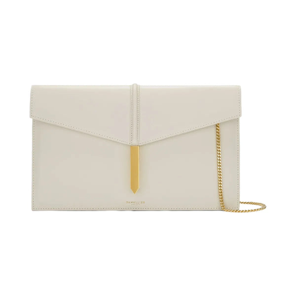 DeMellier The Tokyo Clutch off-white smooth