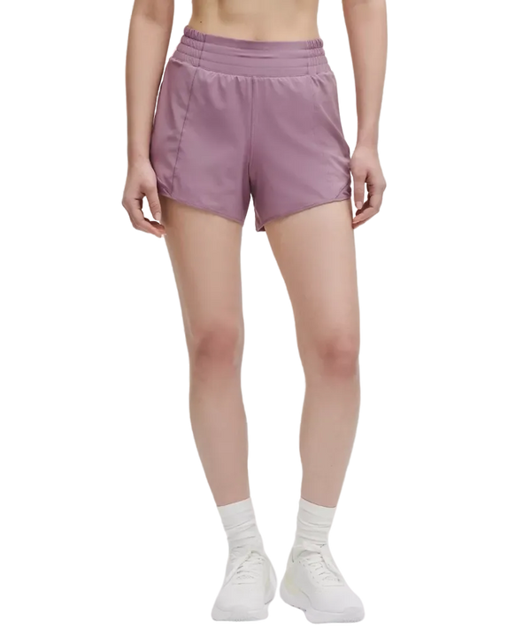 Lululemon Hotty Hot High-Rise Lined Short 4" Lavender Lux
