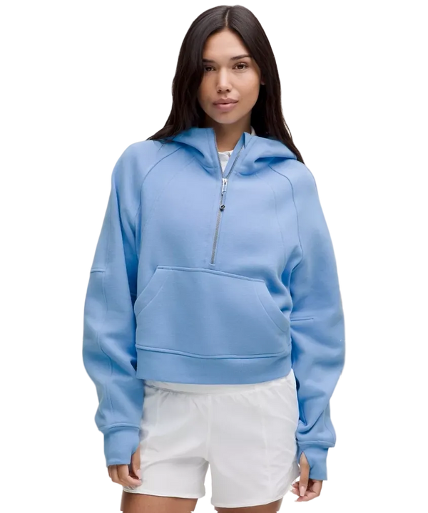 Lululemon Scuba Oversized Half-Zip Hoodie Aero Blue