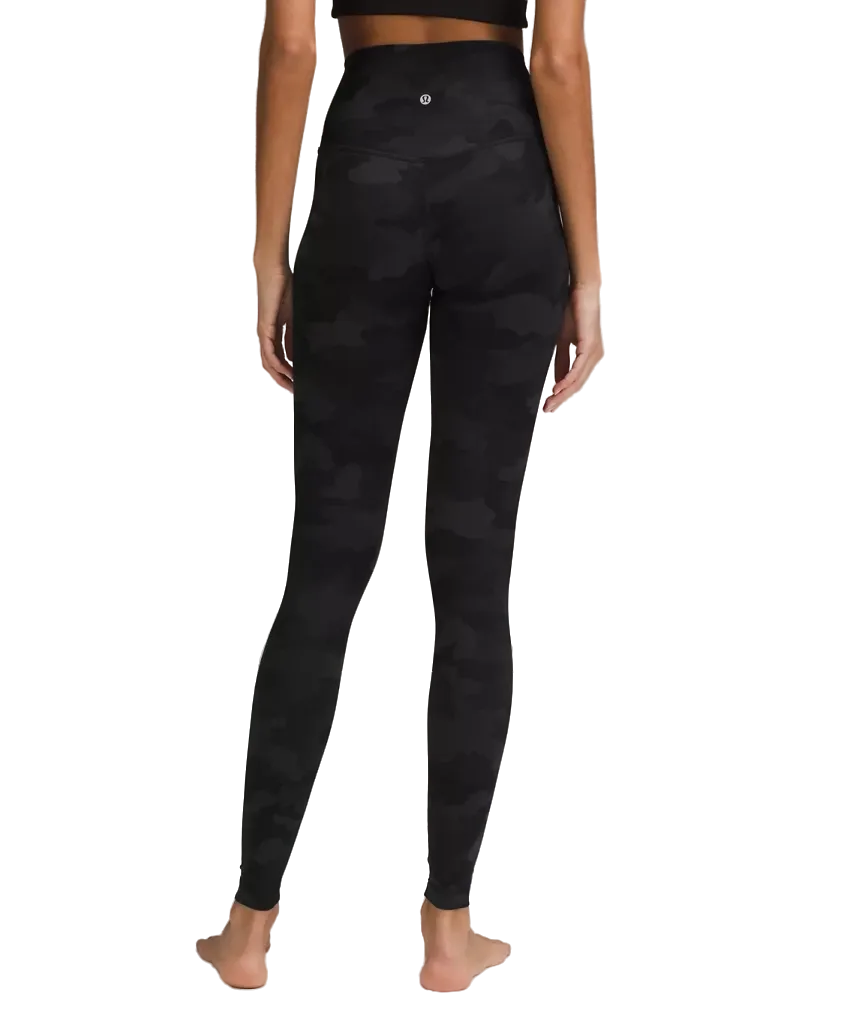 Lululemon Align High-Rise Pant 28" Heritage 365 Camo Deep Coal Multi