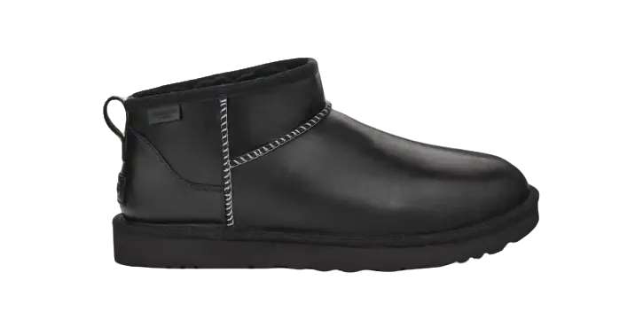 Uggs Men's Classic Ultra Mini LTHR Regen Black