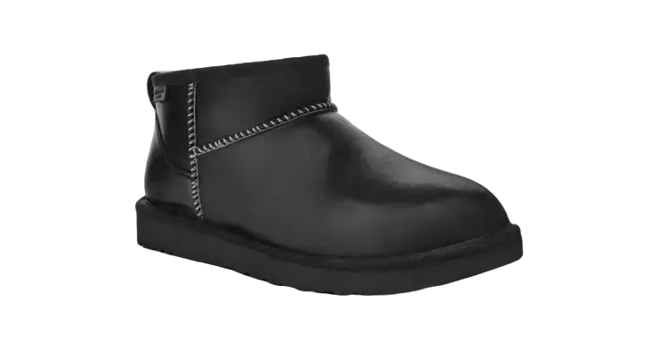 Uggs Men's Classic Ultra Mini LTHR Regen Black