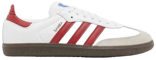 Adidas Samba OG 'White Scarlet'